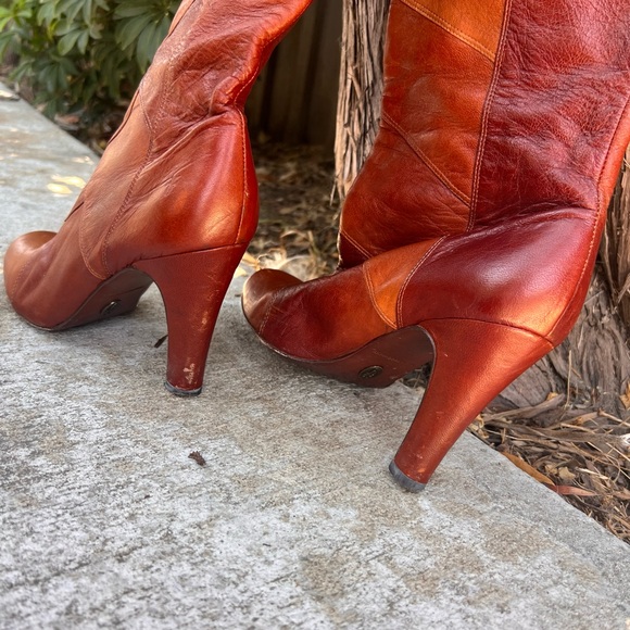 Vintage Frye Tall-High Boots Leather - Picture 5 of 15